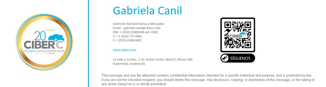 Nueva Firma Electrónica de CiberC